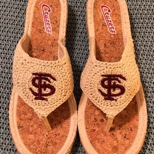 Brand new Florida State FSU sandals
